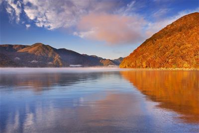 Chuzenji See im Herbst